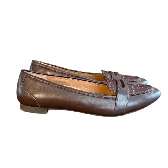 Vionic Savannah Flat Loafer’s Burgundy Wine Leather Women’s Size